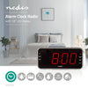 Radiosveglia digitale Nedis | schermo led | 1 ingresso audio da 3,5 mm | nero | 1 pezzo - clar004bk clar004bk