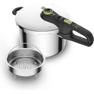 Tefal Tefal P25807 Secure 5 Cooker a pressione alla moda 6 litri con cestino a vapore