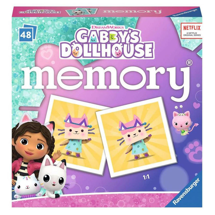Ravensburger gabby #039;s dollhouse memory 48 cards
