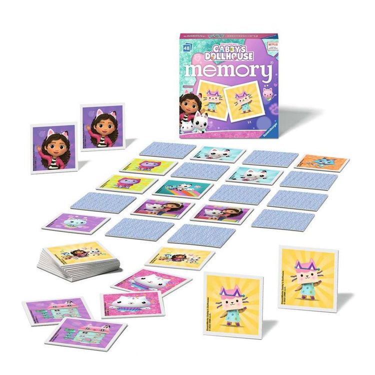 Ravensburger gabby #039;s dollhouse memory 48 cards
