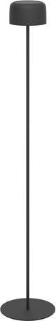 Lampada da terra Eglo roccanova-l - ricaricabile (fino a 22 ore di luce) - solare - 120 cm - nera - wireless - dimmerabile - per interni ed esterni