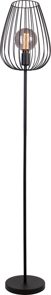 Lampada da terra Eglo newtown - e27 - 159,5 cm - nera