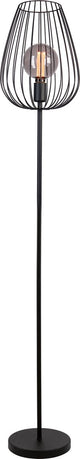 Lampada da terra Eglo newtown - e27 - 159,5 cm - nera
