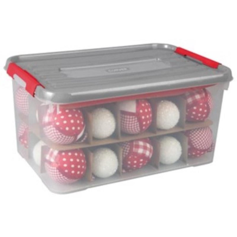 Curver Contenitore per palline di Natale 20 l