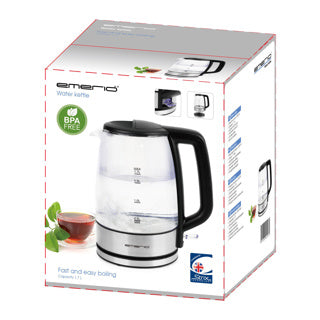EMERIO KETTLE 1.7L Glass WK-13126
