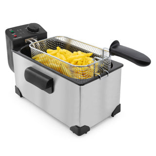 Tomado Fryer 3 litros de acero inoxidable TDF3001 Zona fría