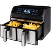 Inventum Friggitore per aria calda GF800HLD Double 2x 4L Black 1700W