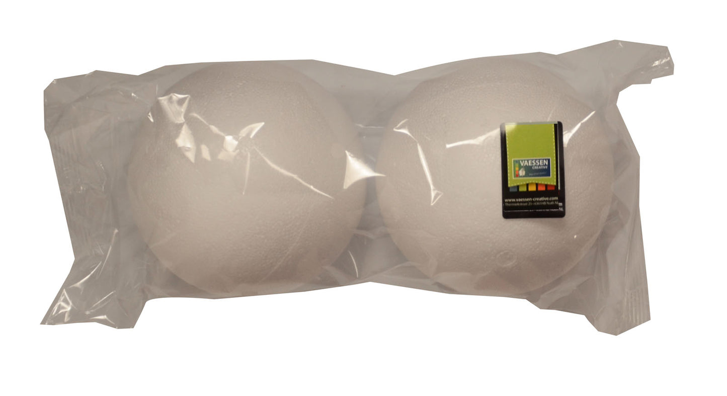 Vaessen creative • palline di polistirolo ø12cm 2pz
