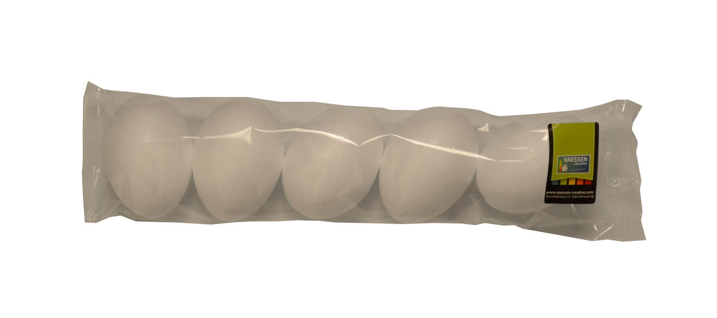 Vaessen creative • uova di polistirolo 4,5 cm 5 pz