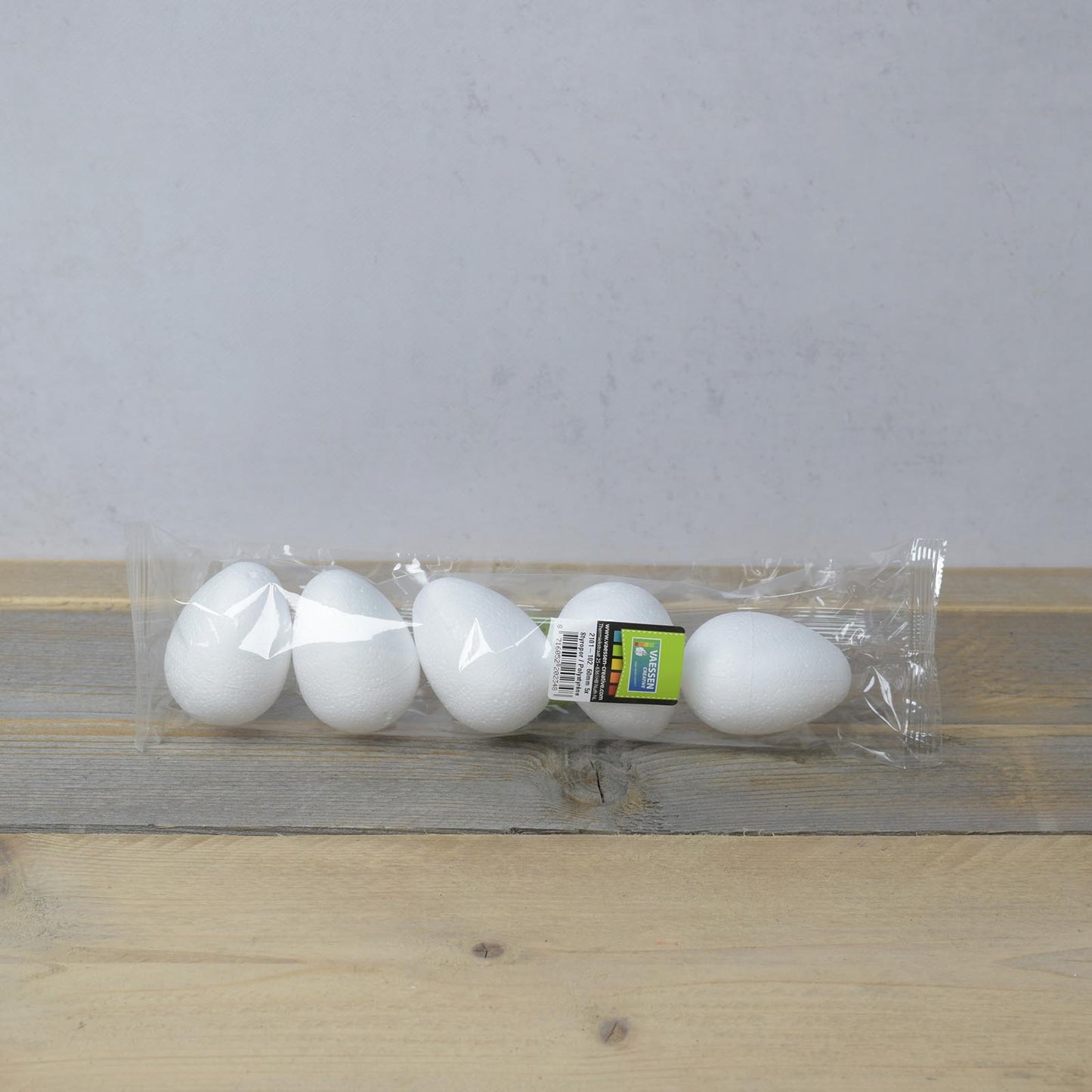 Vaessen creative • huevos de poliestireno 7cm 5uds