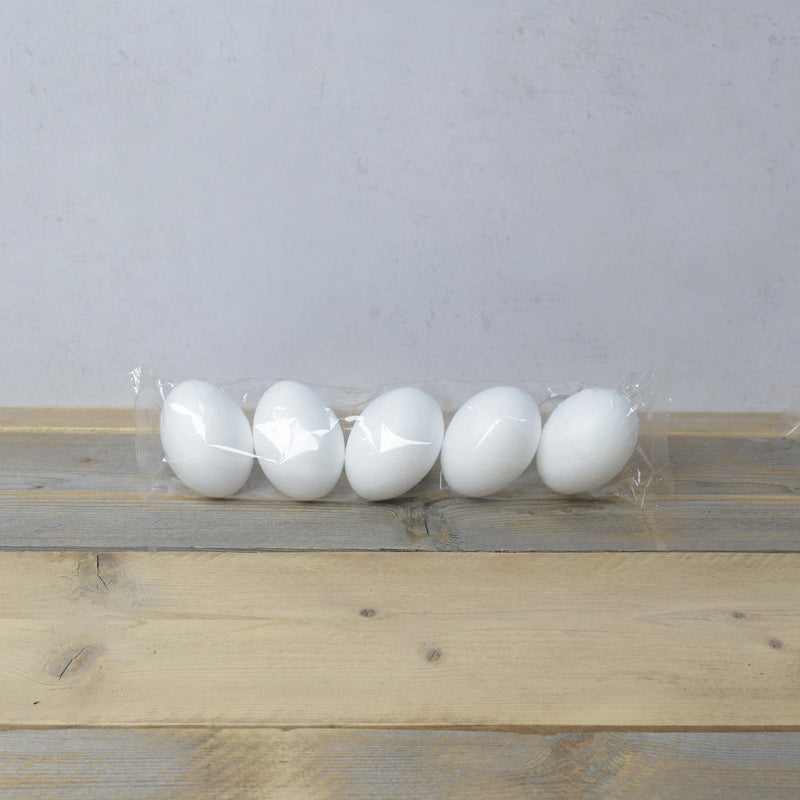 Vaessen creative • uova di polistirolo 8 cm 5 pz
