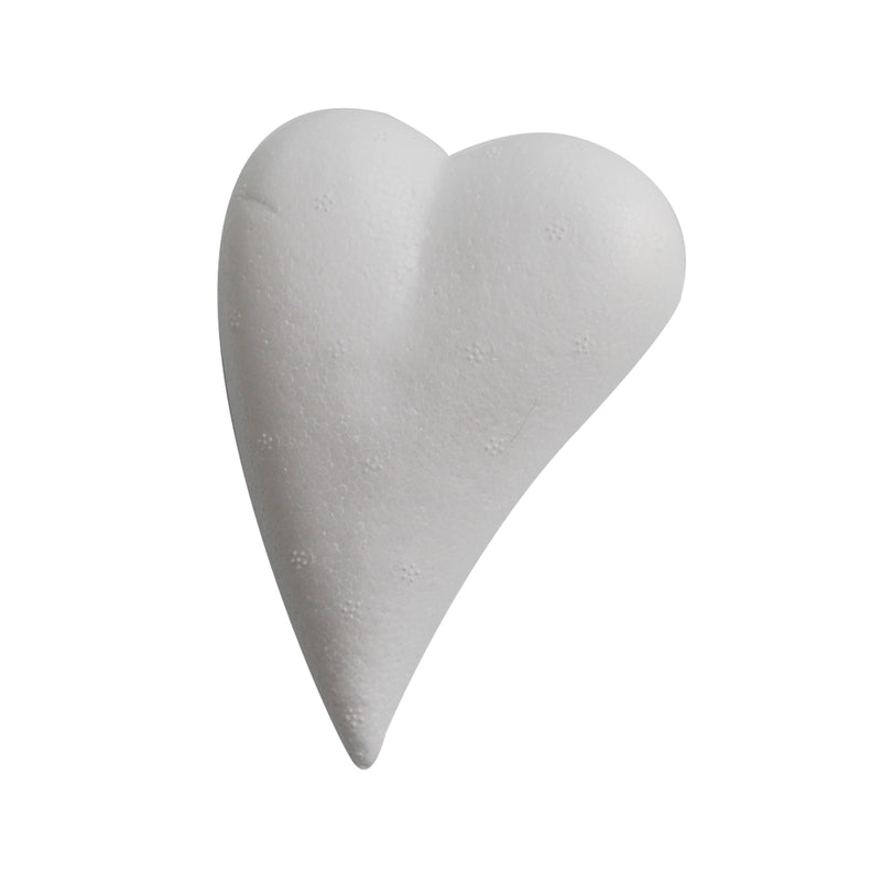 Vaessen creative • piepschuim hart druppelvorm half 30cm