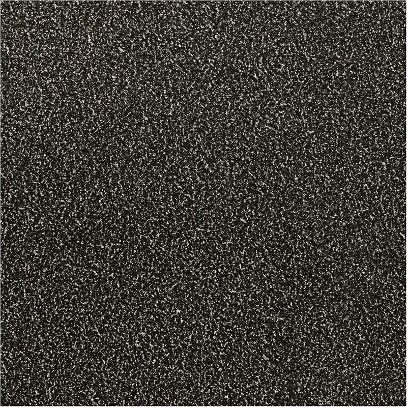 Foglio glitter Vivi Gade, l: 35 cm, spessore 110 my, nero, 2 m 1 rotolo