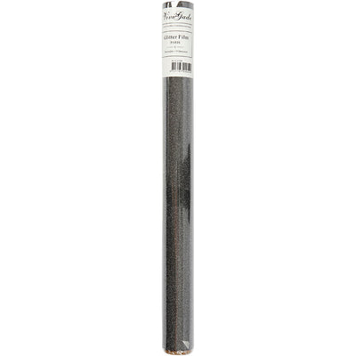 Foglio glitter Vivi Gade, l: 35 cm, spessore 110 my, nero, 2 m 1 rotolo