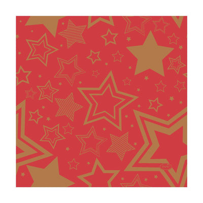 Tovaglioli Duni Holiday Star rosso 33x33 cm