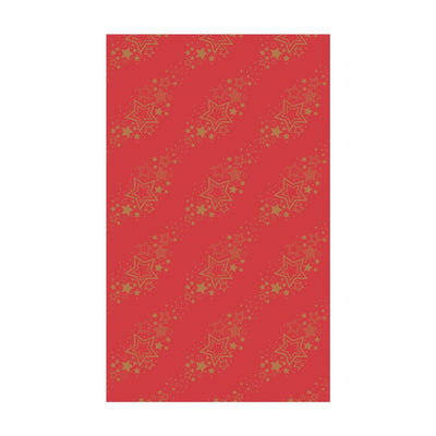 Duni mantel estrella navideña rojo 220cm
