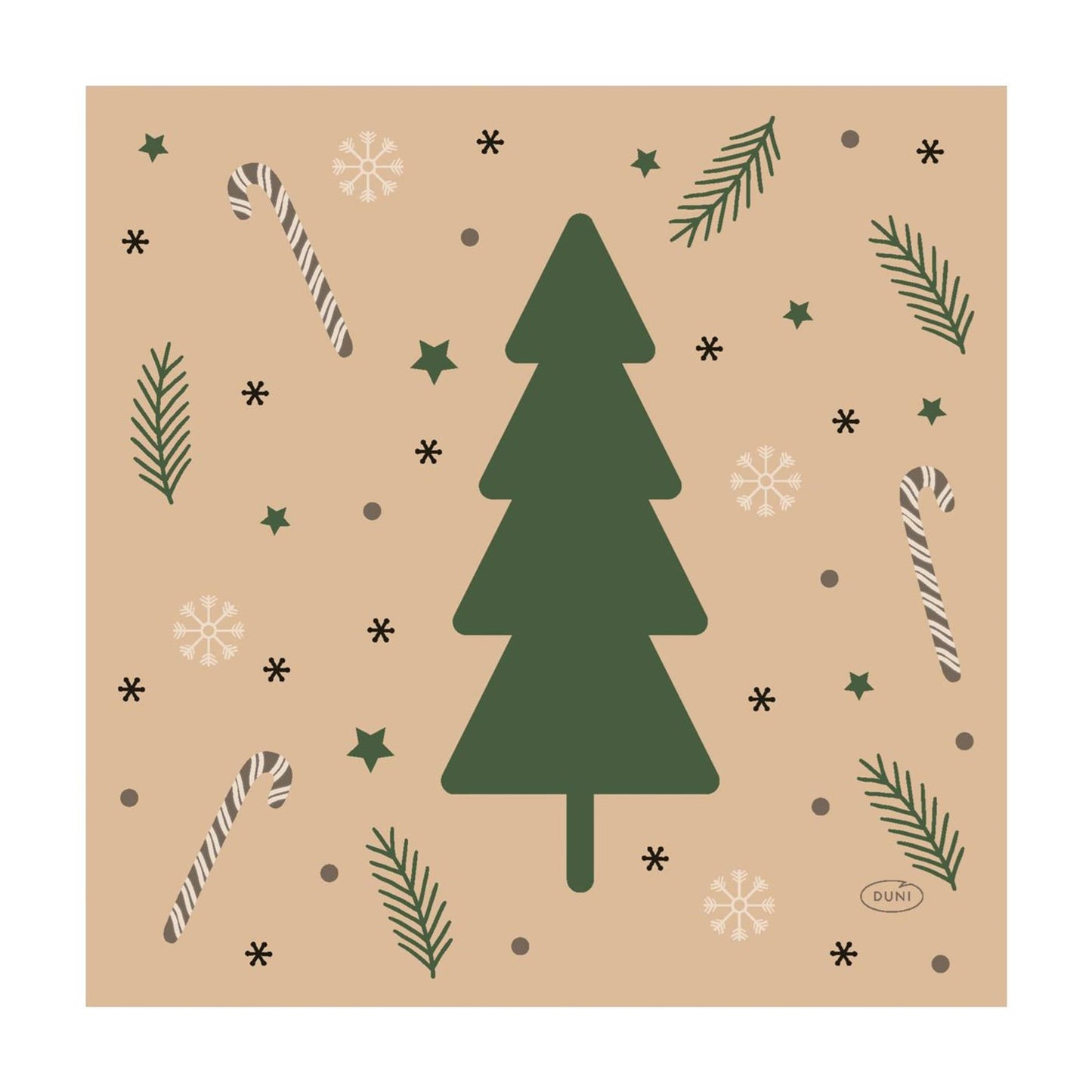 Servilletas Duni natural yuletid 33x33cm