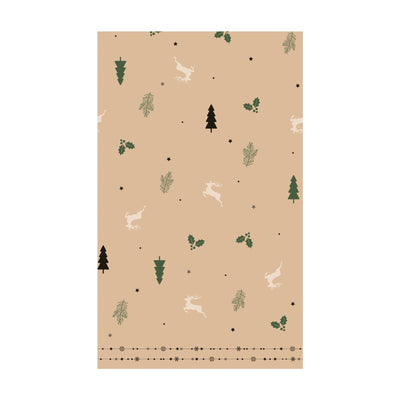 Mantel de mesa Duni natural navideño 220cm