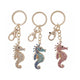 Portachiavi Cosydecor cavalluccio marino con strass