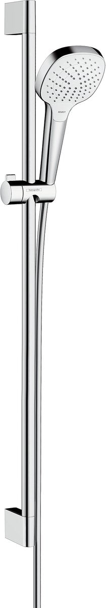 Hansgrohe croma select e - vario set barra scorrevole ecosmart 9l min, 0,90 m, bianco cromo 26593400
