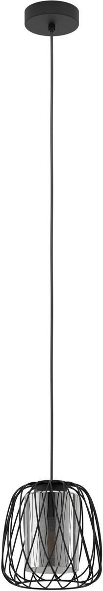 Eglo floresta hanglamp - e27 - ø 19.5 cm - zwart