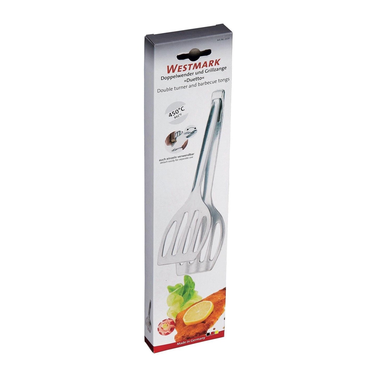 Paleta doble para hornear Westmark plateada