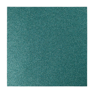 Florence • zelfklevend glitter papier 270g 30,5cm aqua 1x