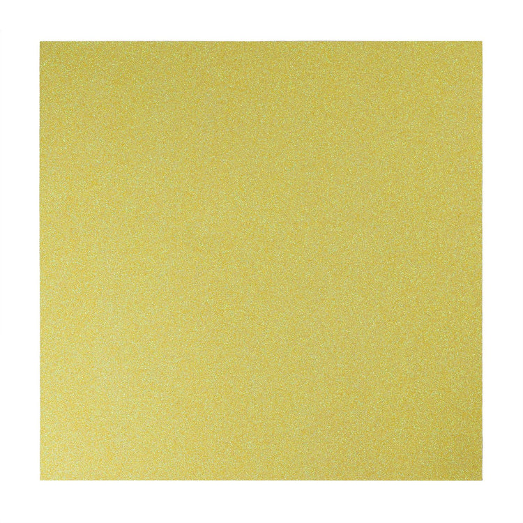 Florence • zelfklevend glitter papier 270g 30,5cm geel 1x
