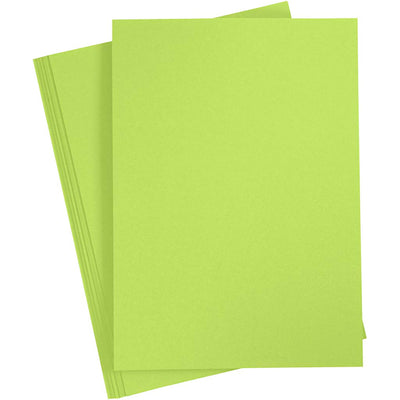 Cartoncino colorato Creativ company, a4, foglio 210x297 mm, 180 gr, verde chiaro, 20 fogli 1 scatola