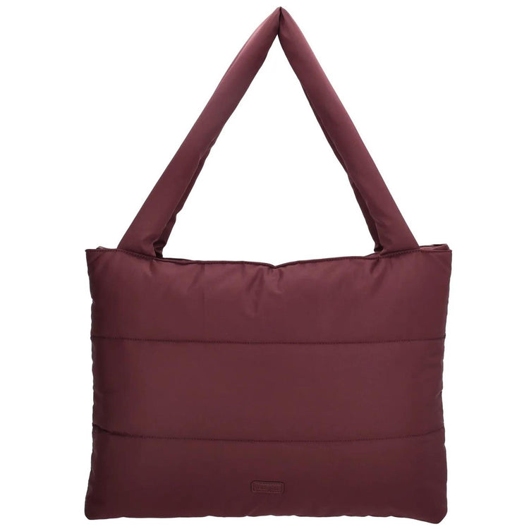 Beagles calvia shopper 40x55x7cm bordeaux rood
