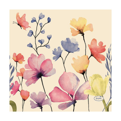 Servilletas Duni paraíso floral 20 piezas 24 x 24 cm | 12 piezas