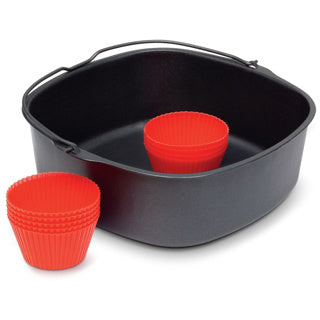 Philips HD9945 01 Airfryer XL Accessori set nero rosso
