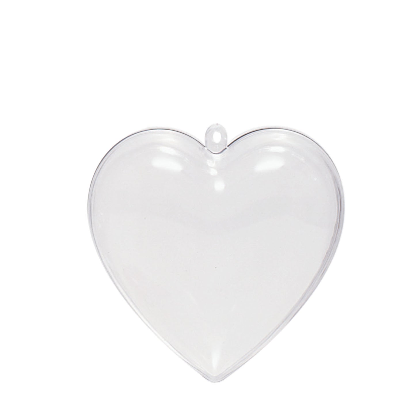 Vaessen creative • cuore di plastica 2 pezzi 8 cm 250 pz