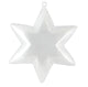 Vaessen creative • plastic ster 2-delig 10cm 250pcs