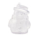 Vaessen creative • plastic sneeuwman 2-delig 10cm