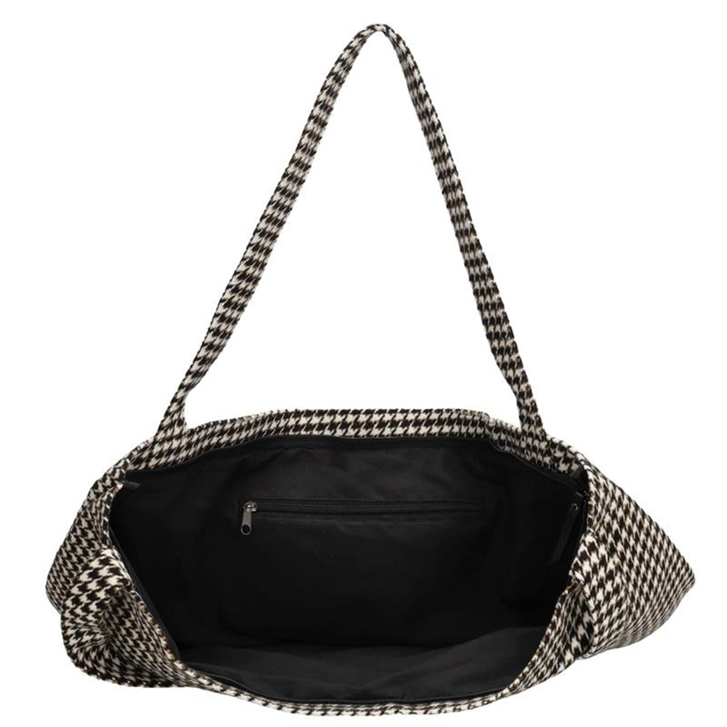 Shopper Beagles pied de poule nera