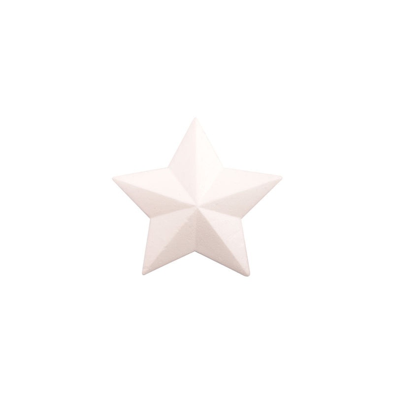 Vaessen creative • estrella de poliestireno angular 10cm