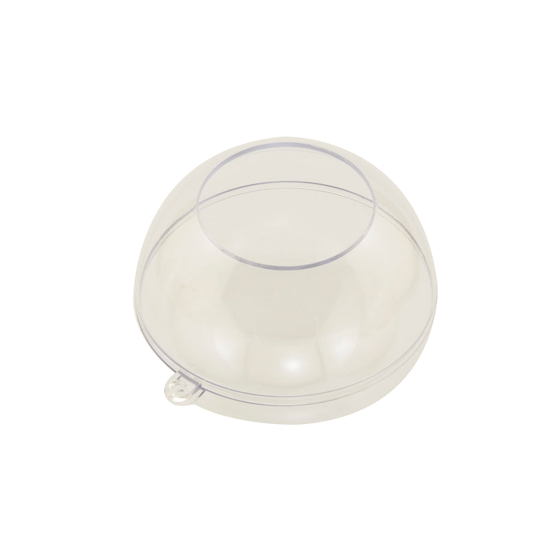Vaessen creative • sfera di plastica 2 pezzi ø8cm 5 pezzi con foro