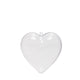 Vaessen creative • corazón de plástico 2 piezas 6 cm 5 piezas