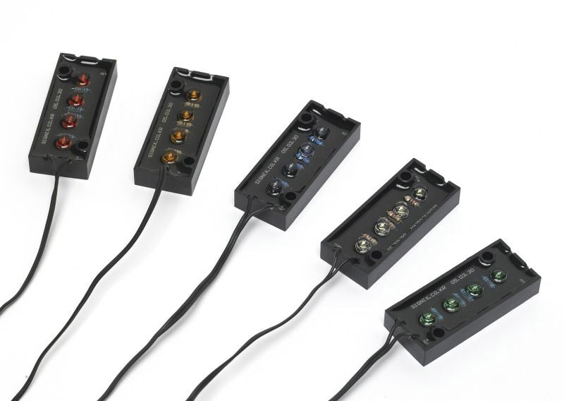 Panel de lámpara LED de OpticParts DF 4 LED Green Waterproof