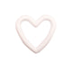 Vaessen creative • corazón de poliestireno abierto 15 cm