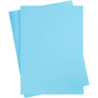 Creativ company cartulina de colores, a2, hoja 420x594 mm, 180 gr, azul claro, 100 hojas 1 caja