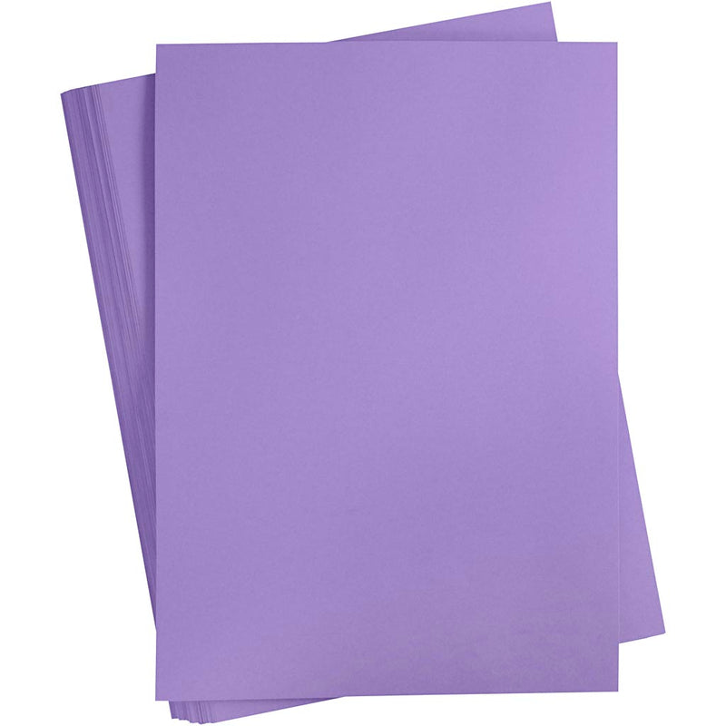 Creativ company cartoncino colorato, a2, foglio 420x594 mm, 180 gr, viola, 100 fogli 1 scatola