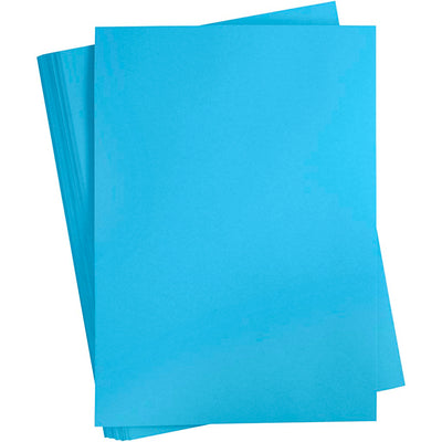 Creativ company cartoncino colorato, a2, foglio 420x594 mm, 180 gr, turchese, 100 fogli 1 scatola