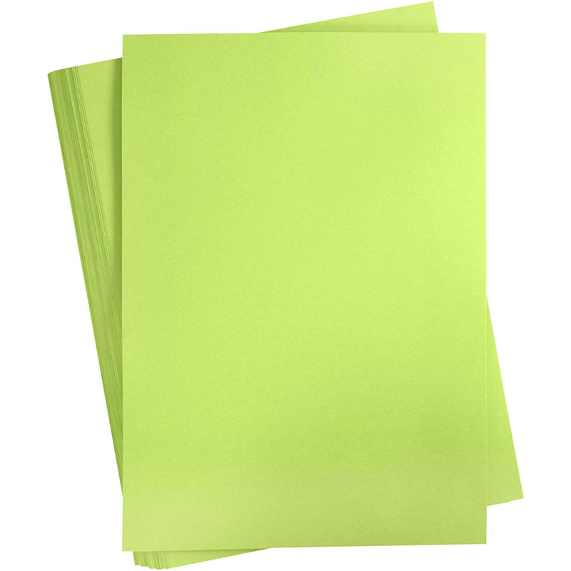 Cartoncino colorato Creativ company, a2, foglio 420x594 mm, 180 gr, verde chiaro, 100 fogli 1 scatola
