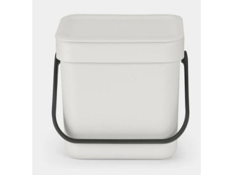 Brabantia Waste Bin Ordina Go 3L Grigio chiaro