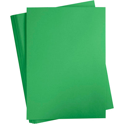 Creativ company cartoncino colorato, a2, foglio 420x594 mm, 180 gr, verde erba, 100 fogli 1 scatola