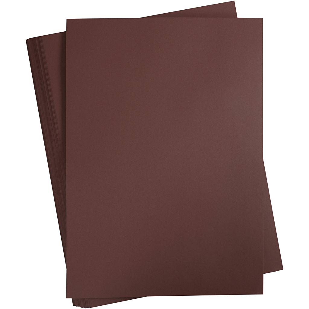 Creativ company cartoncino colorato, a2, foglio 420x594 mm, 180 gr, testa di moro, 100 fogli 1 scatola