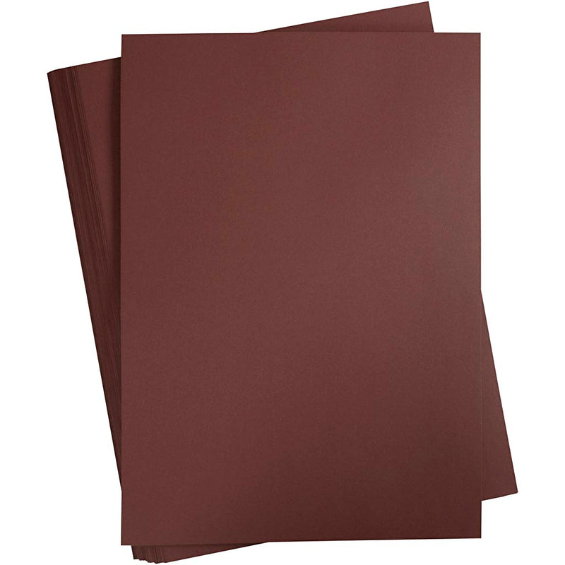 Creativ company cartoncino colorato, a2, foglio 420x594 mm, 180 gr, testa di moro, 100 fogli 1 scatola