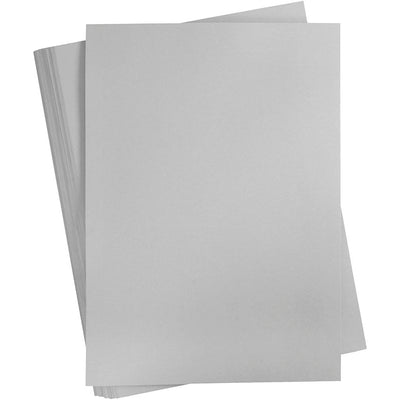Gekleurd karton, a2, vel 420x594 mm, 180 gr, grijs, 100 vel 1 doos
